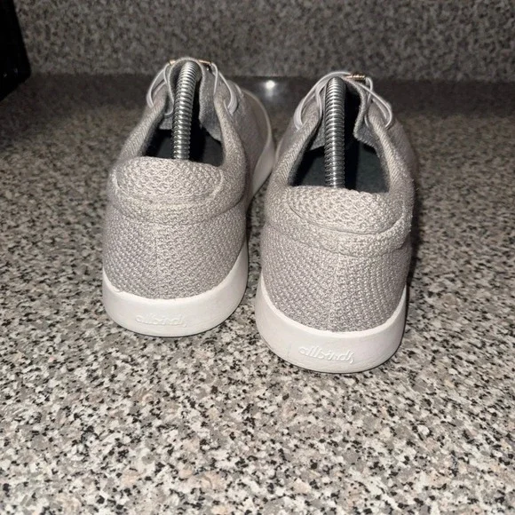 Allbirds Wool Pipers Sneakers Mens 9 Gray Lace Up Casual Comfort Shoes - Picture 3 of 5